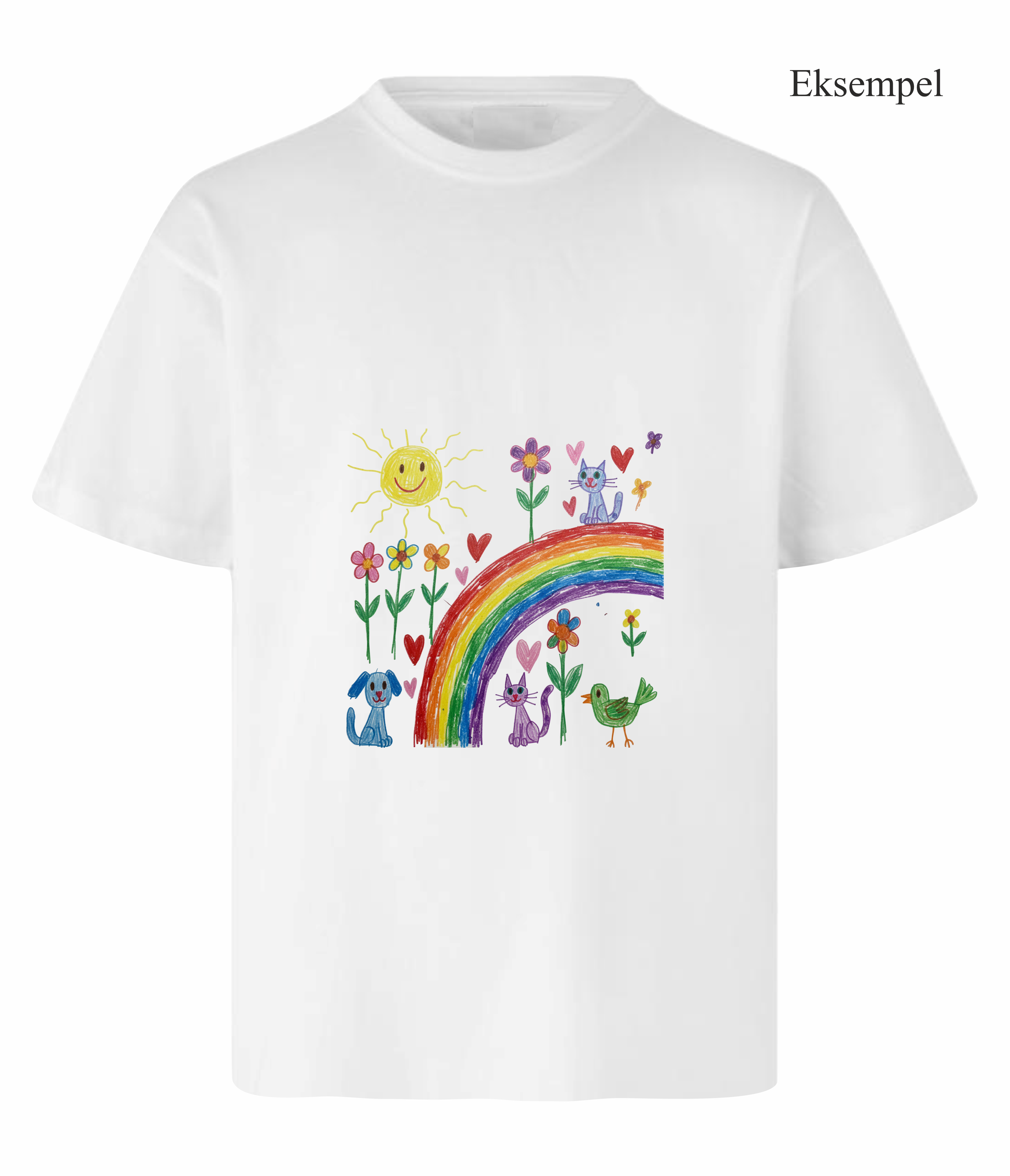 Design Selv T-shirt - Fuld Farve