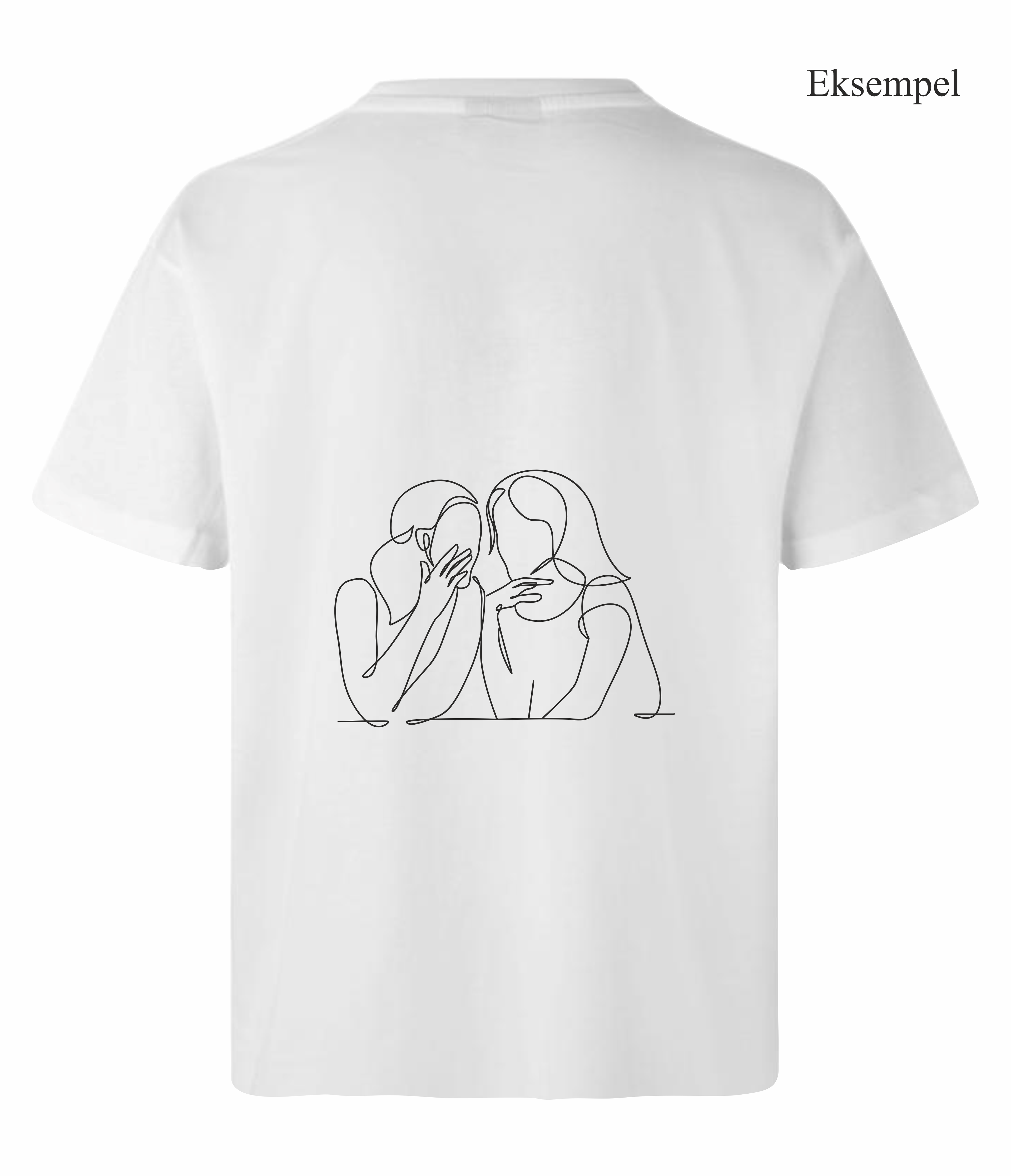 Design Selv T-shirt - Line Art