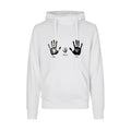 Design Selv Hoodie - Line Art - Håndaftryk