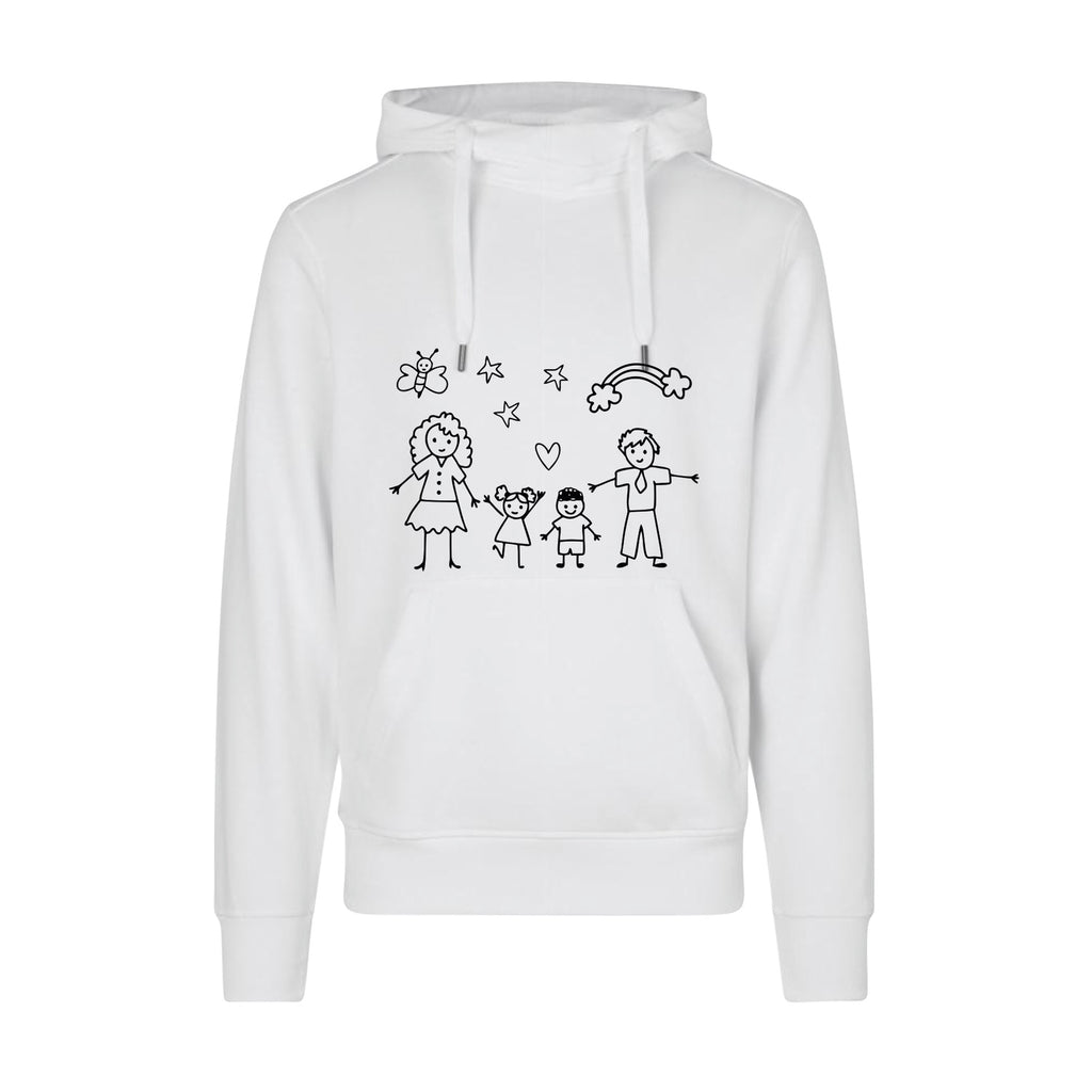 Design Selv Hoodie - Line Art - Tegninger