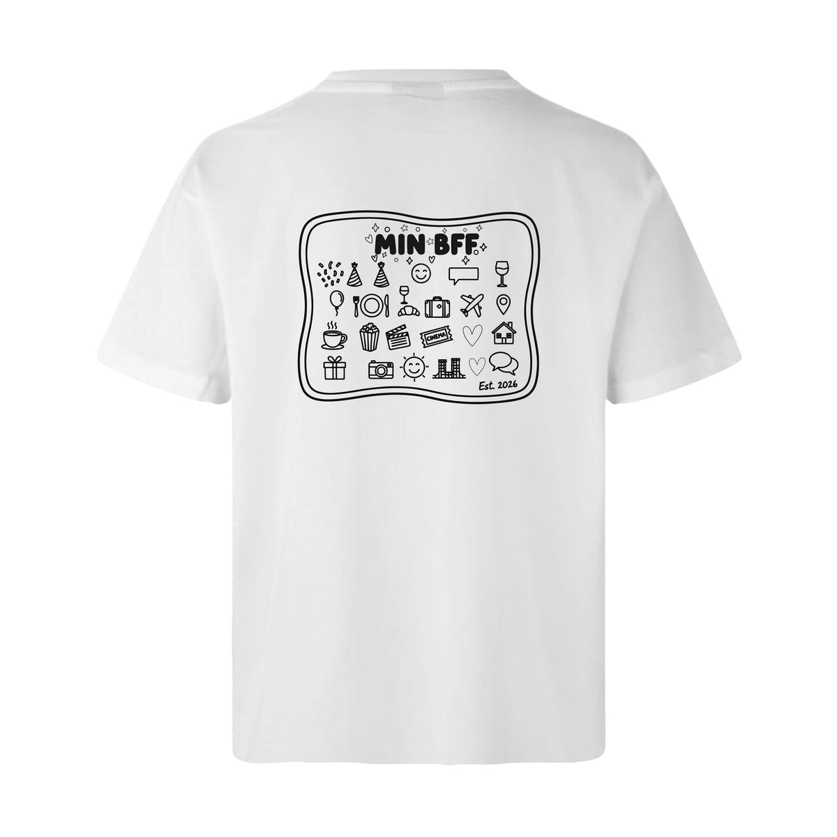 Design Selv T-shirt - Line Art - Ven/Veninde