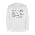 Design Selv Sweatshirt - Line Art - Tegninger