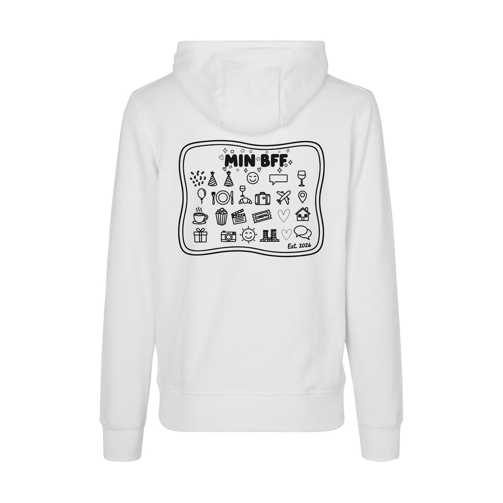 Design Selv Hoodie - Line Art - Ven