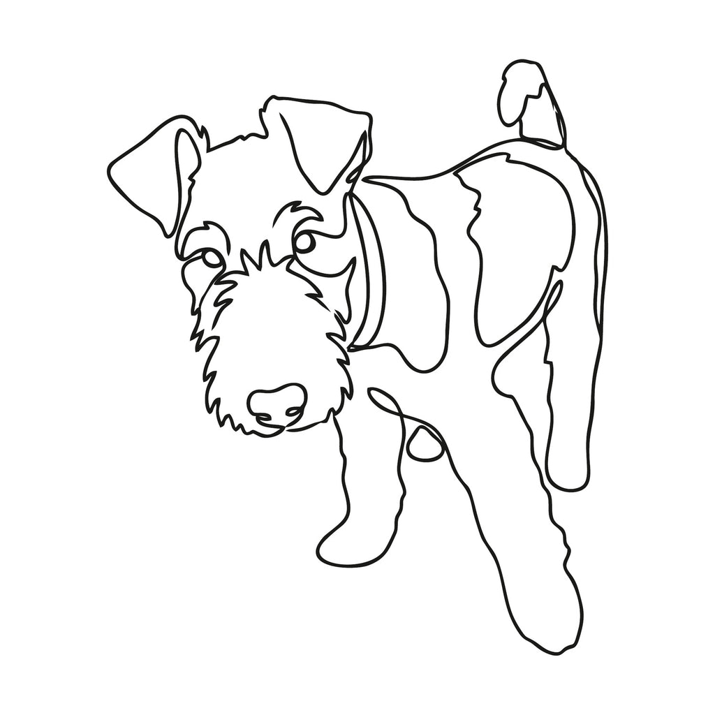 Design Selv T-shirt - Line Art - Dyr