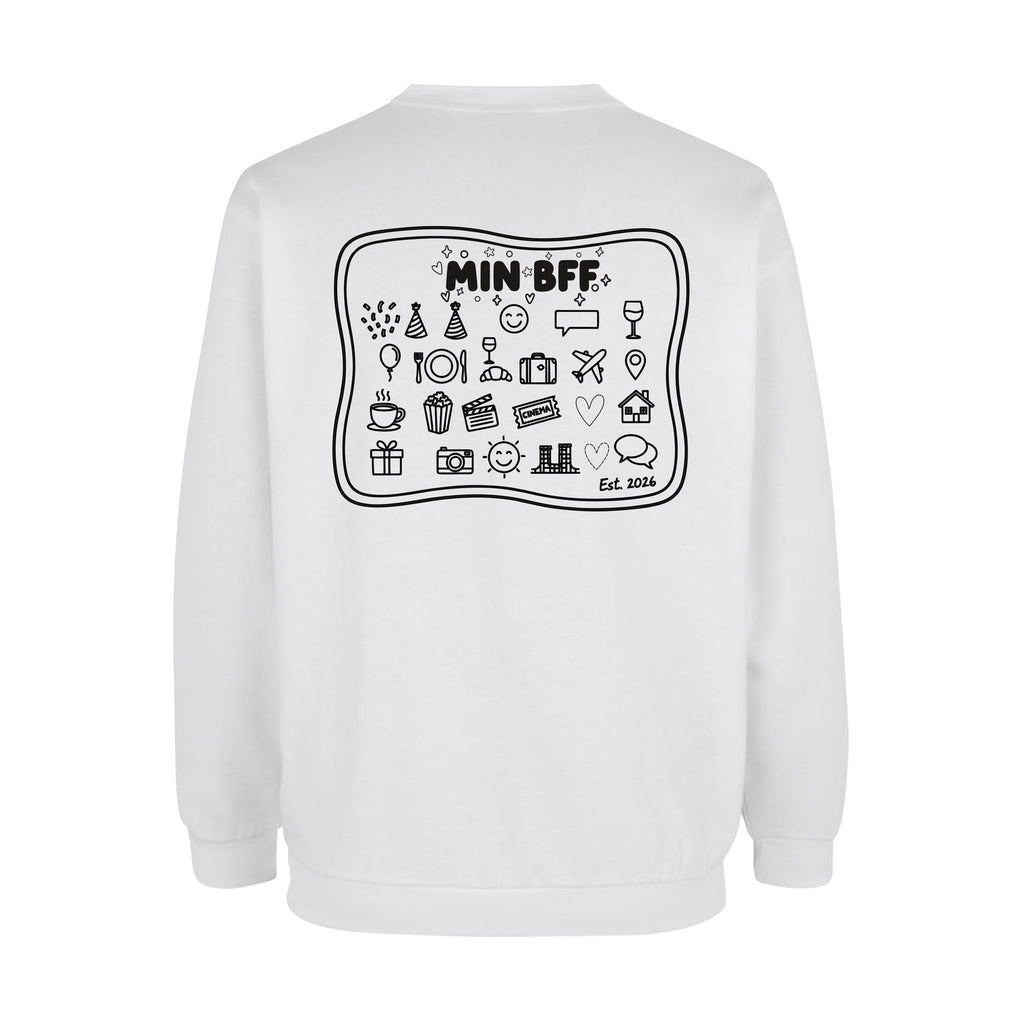 Design Selv Sweatshirt - Line Art - Ven