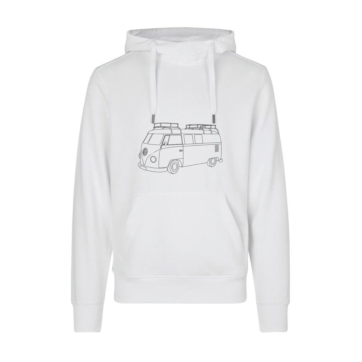 Design Selv Hoodie - Line Art - Køretøjer