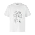 Design Selv T-shirt - Line Art - Personer