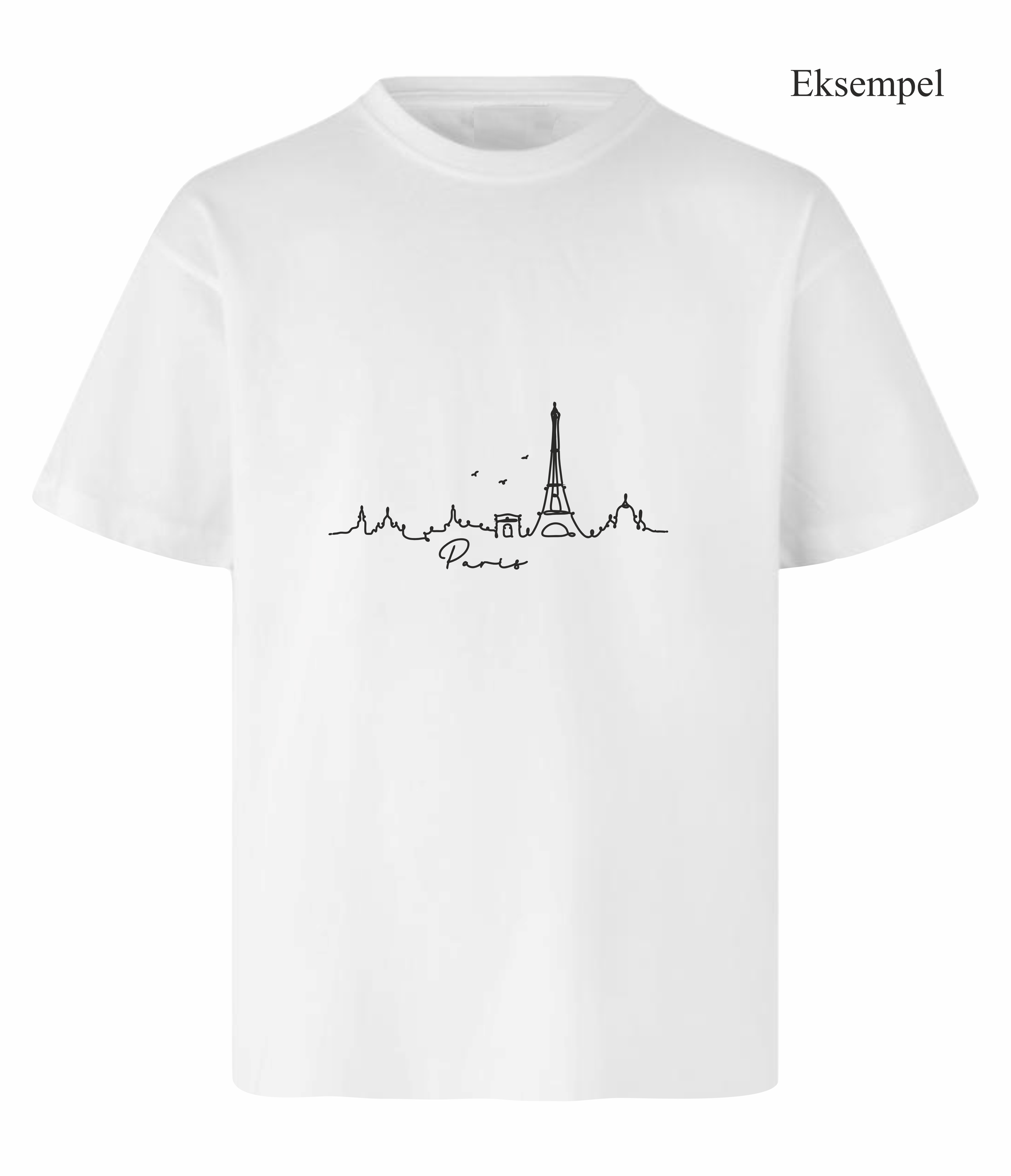 Design Selv T-shirt - Line Art