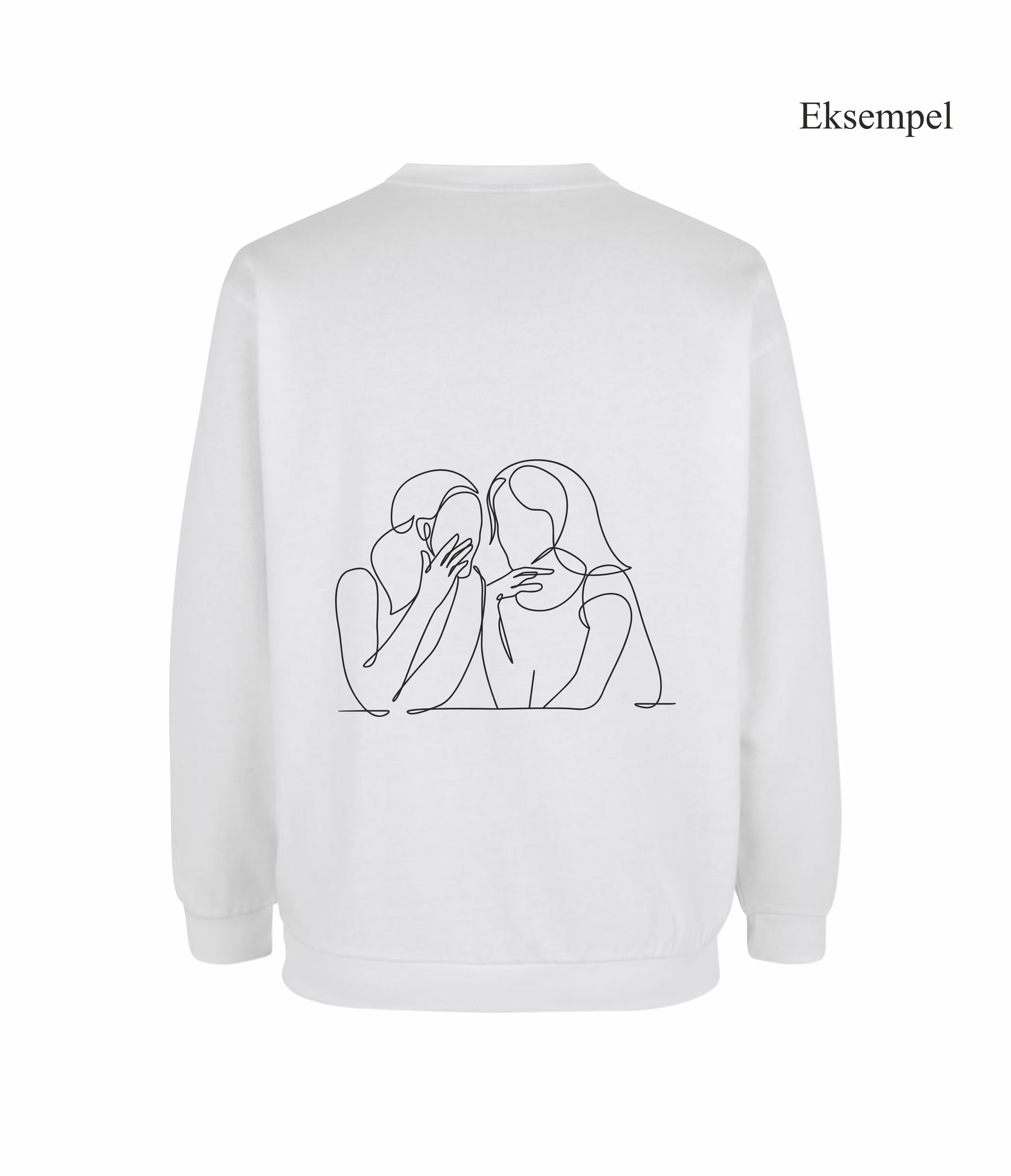 Design Selv Sweatshirt - Line Art