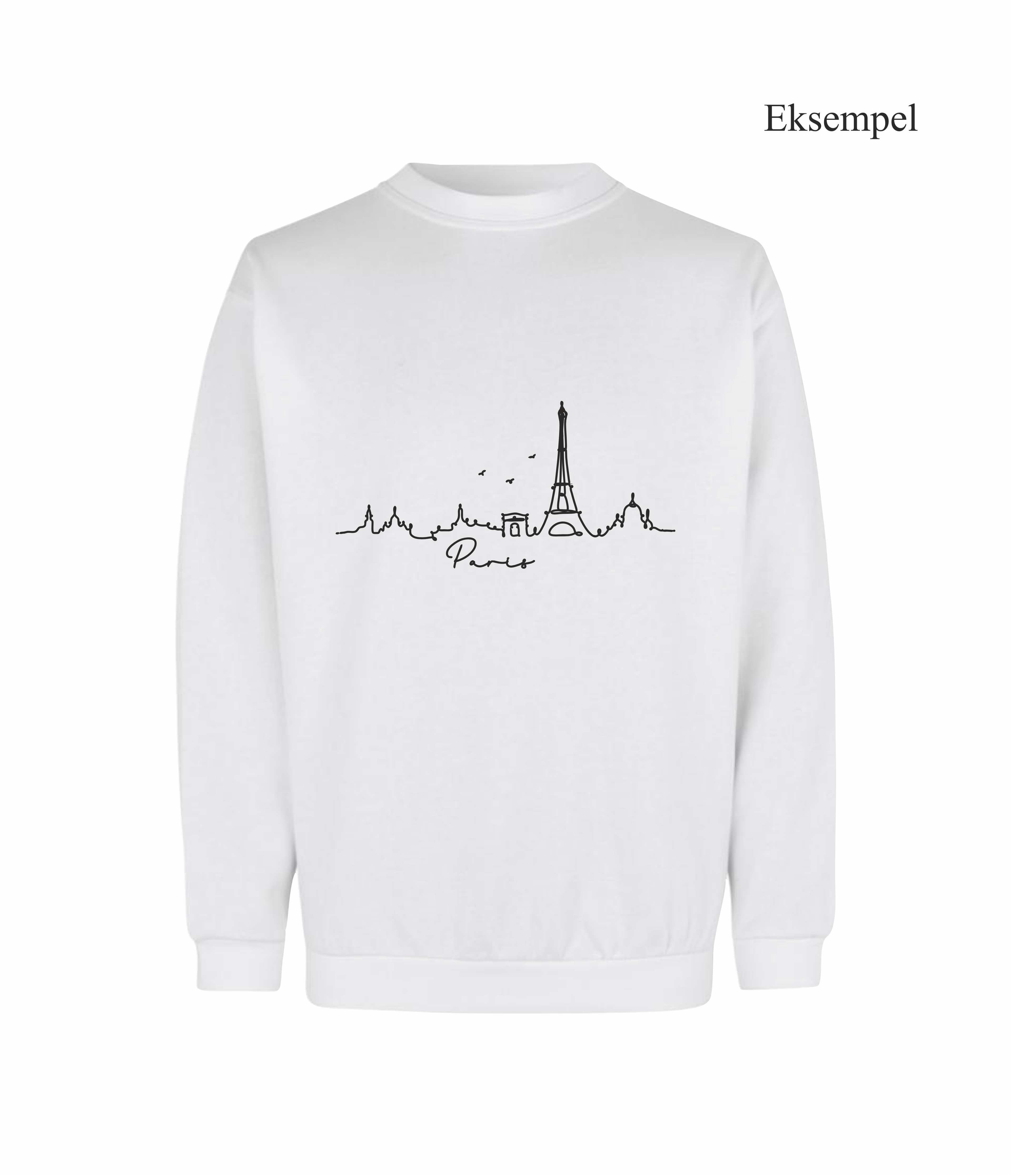 Design Selv Sweatshirt - Line Art