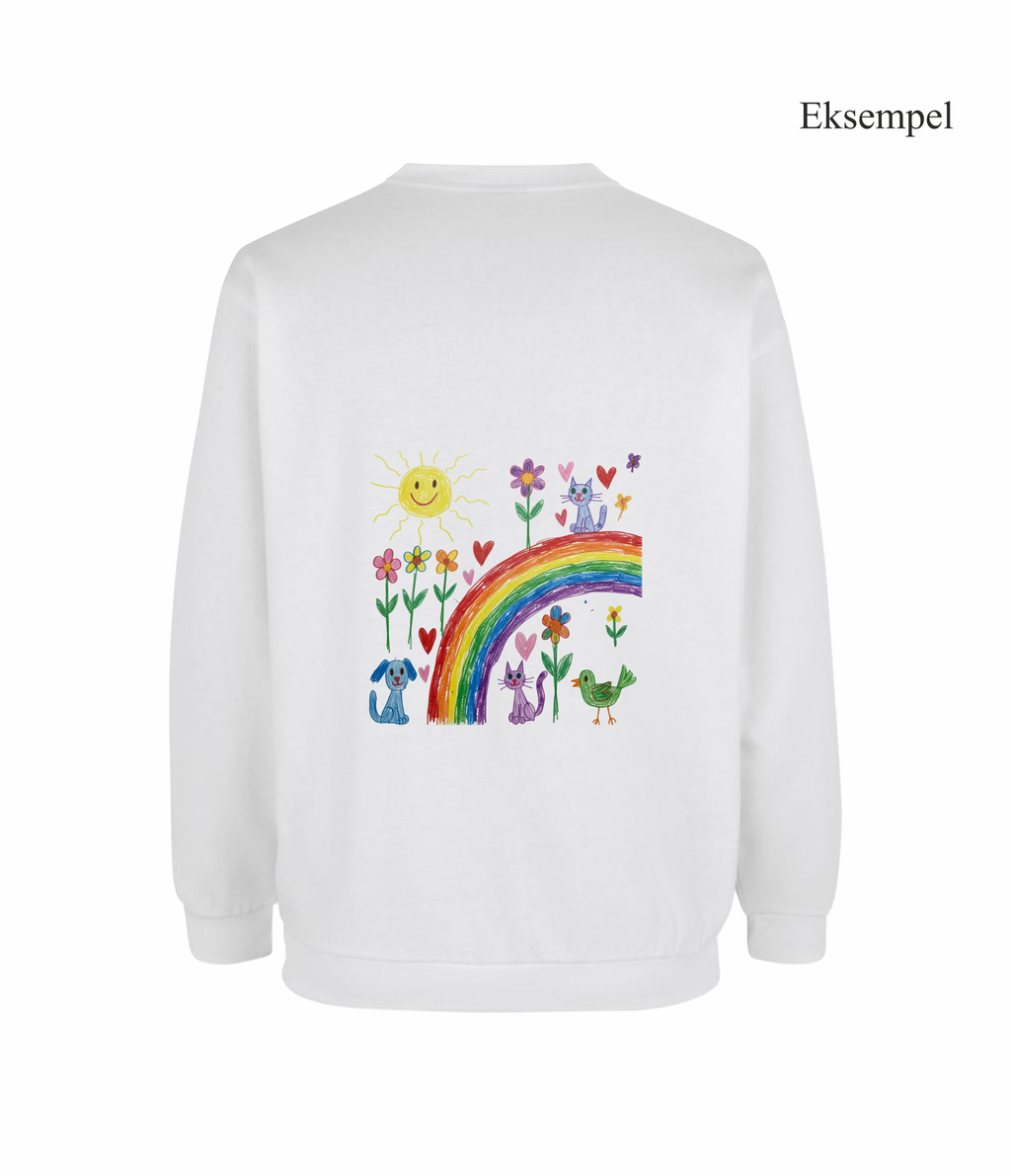 Design Selv Sweatshirt - Fuld Farve