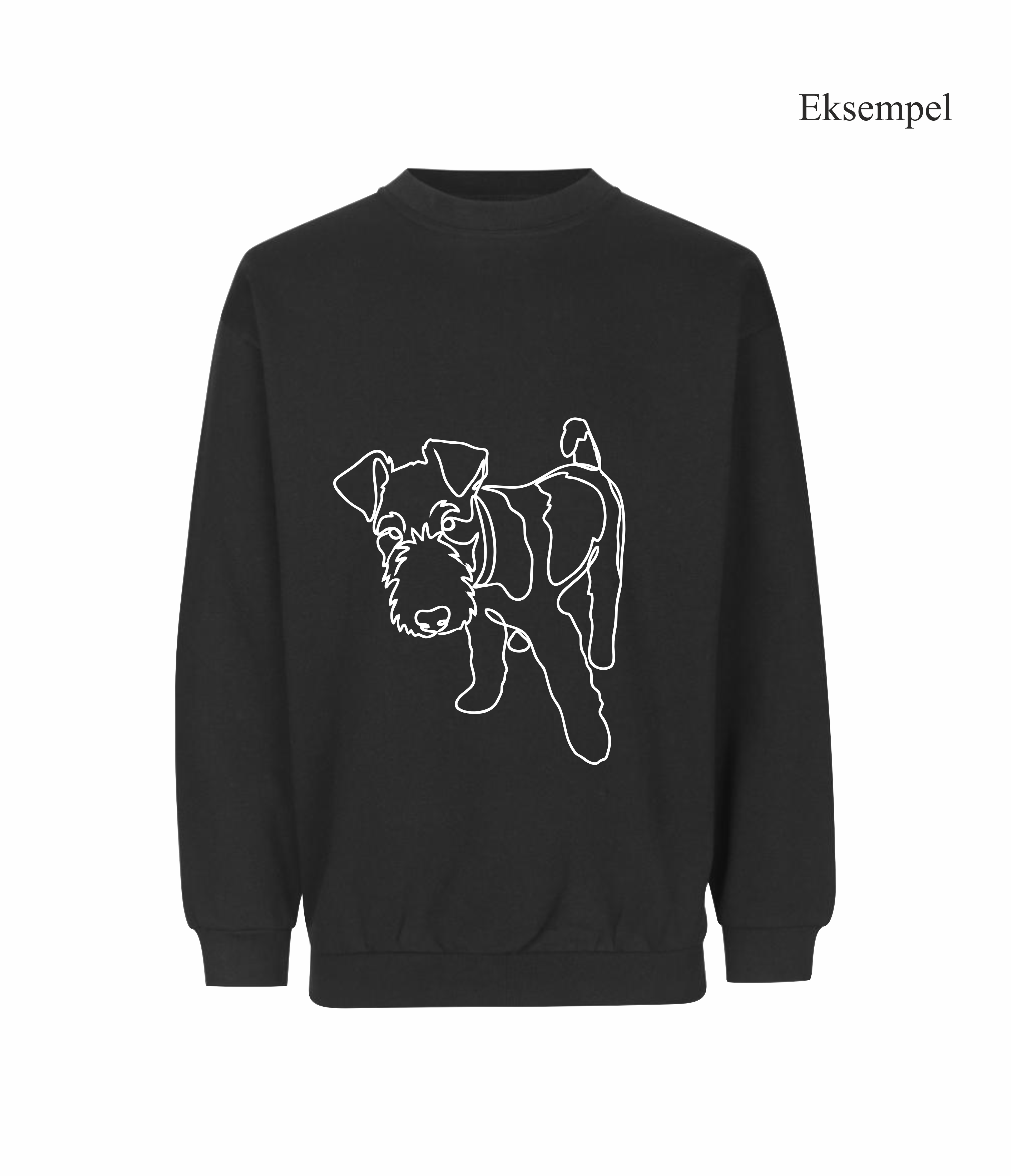 Design Selv Sweatshirt - Line Art