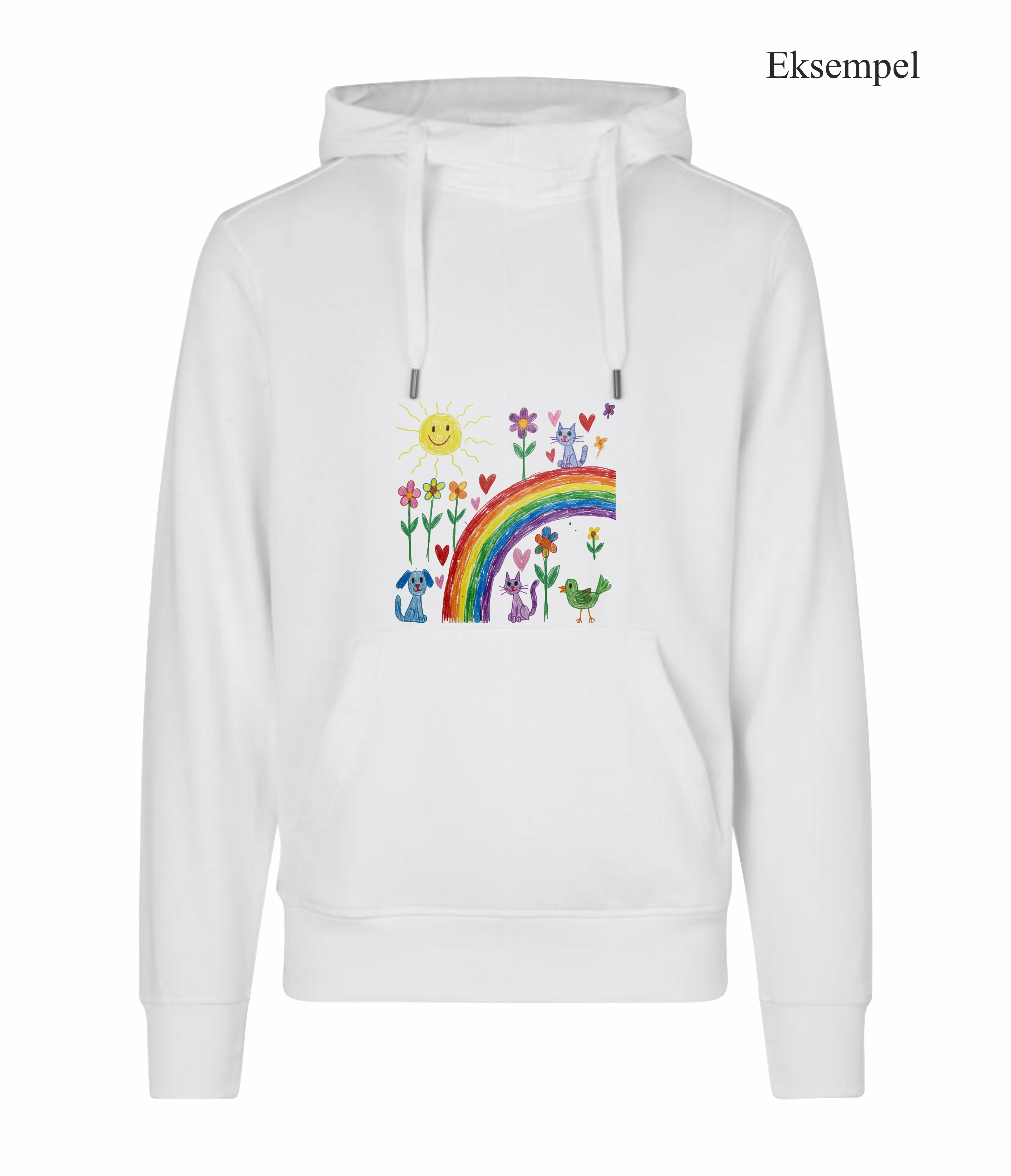 Design Selv Hoodie - Fuld Farve