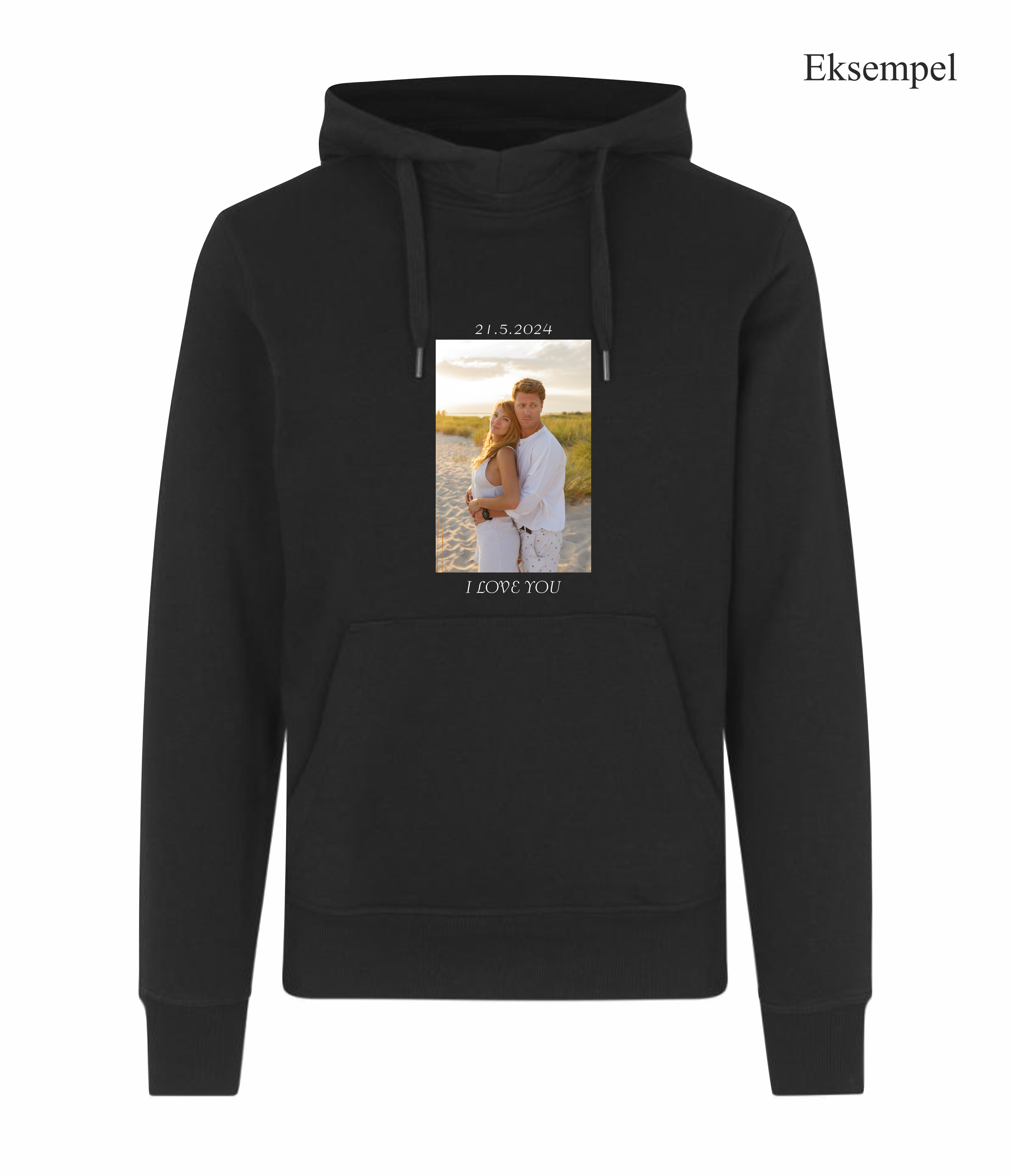 Design Selv Hoodie - Fuld Farve