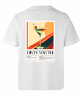 Dirty Martini Mood t-shirt rygtryk med vintage cocktailglas design