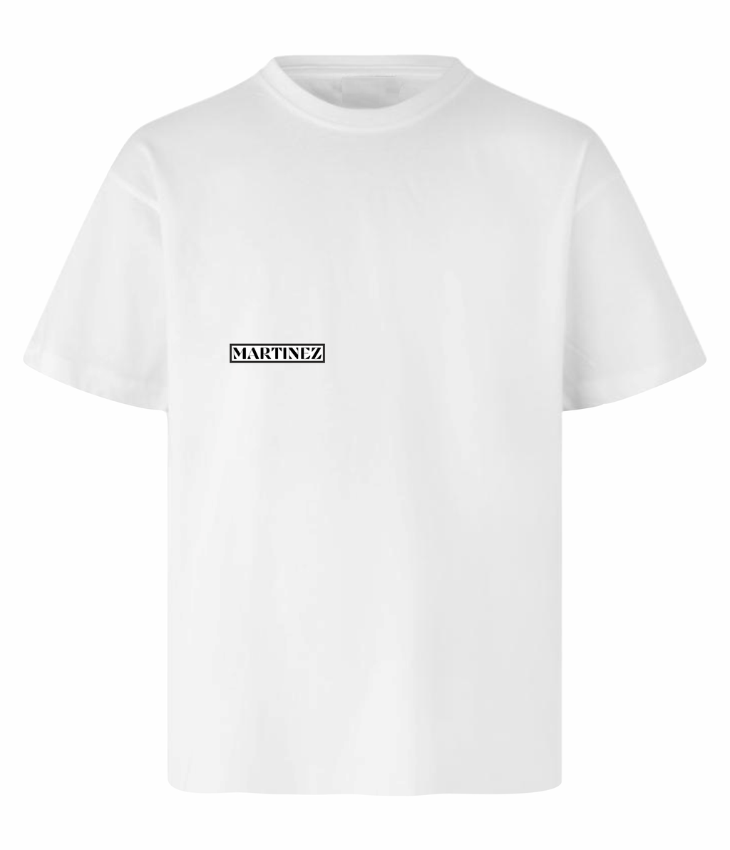 Martinez Icon t-shirt brysttryk detalje