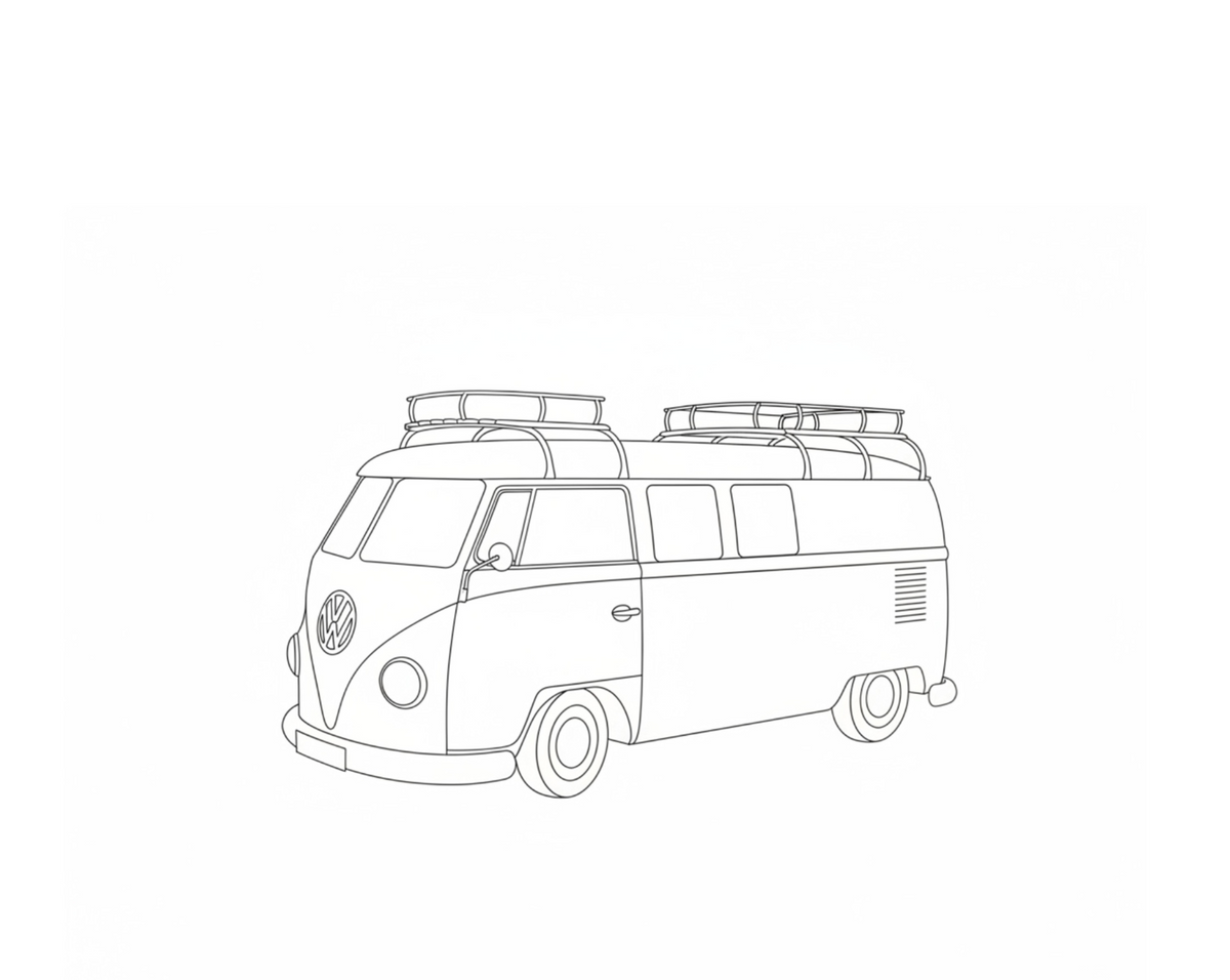 Design Selv Hoodie - Line Art - Køretøjer
