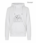 Design Selv Hoodie - Line Art