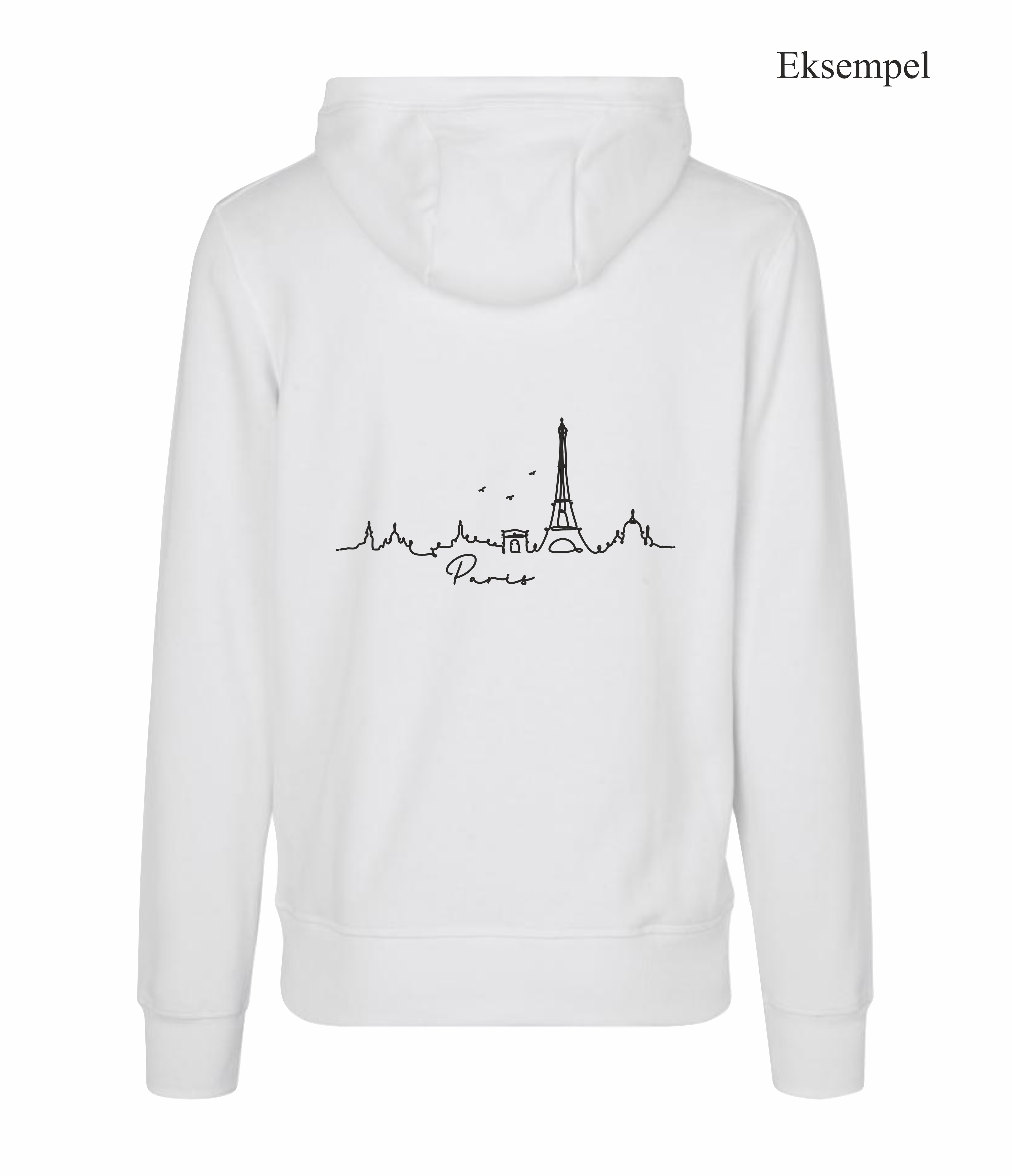 Design Selv Hoodie - Line Art