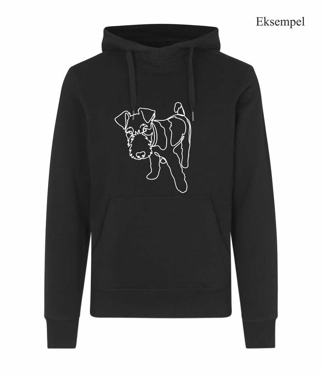 Design Selv Hoodie - Line Art
