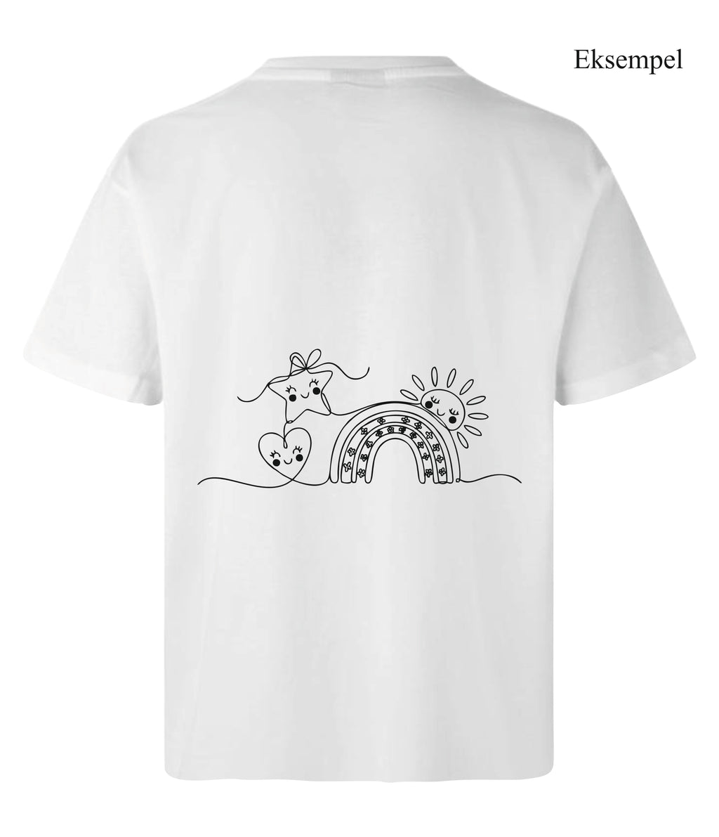 Design Selv Børne T-shirt - Line Art
