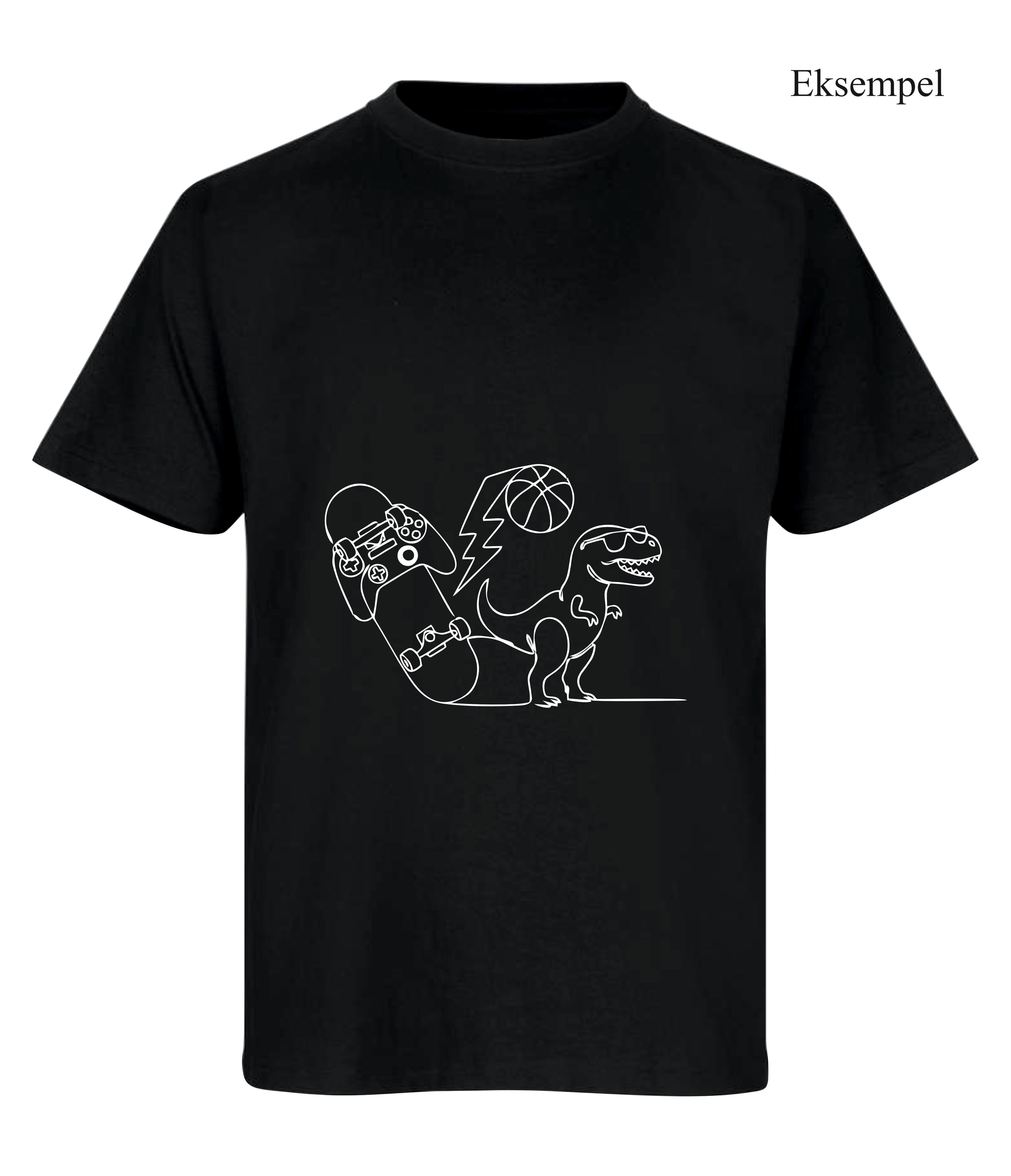 Design Selv Børne T-shirt - Line Art