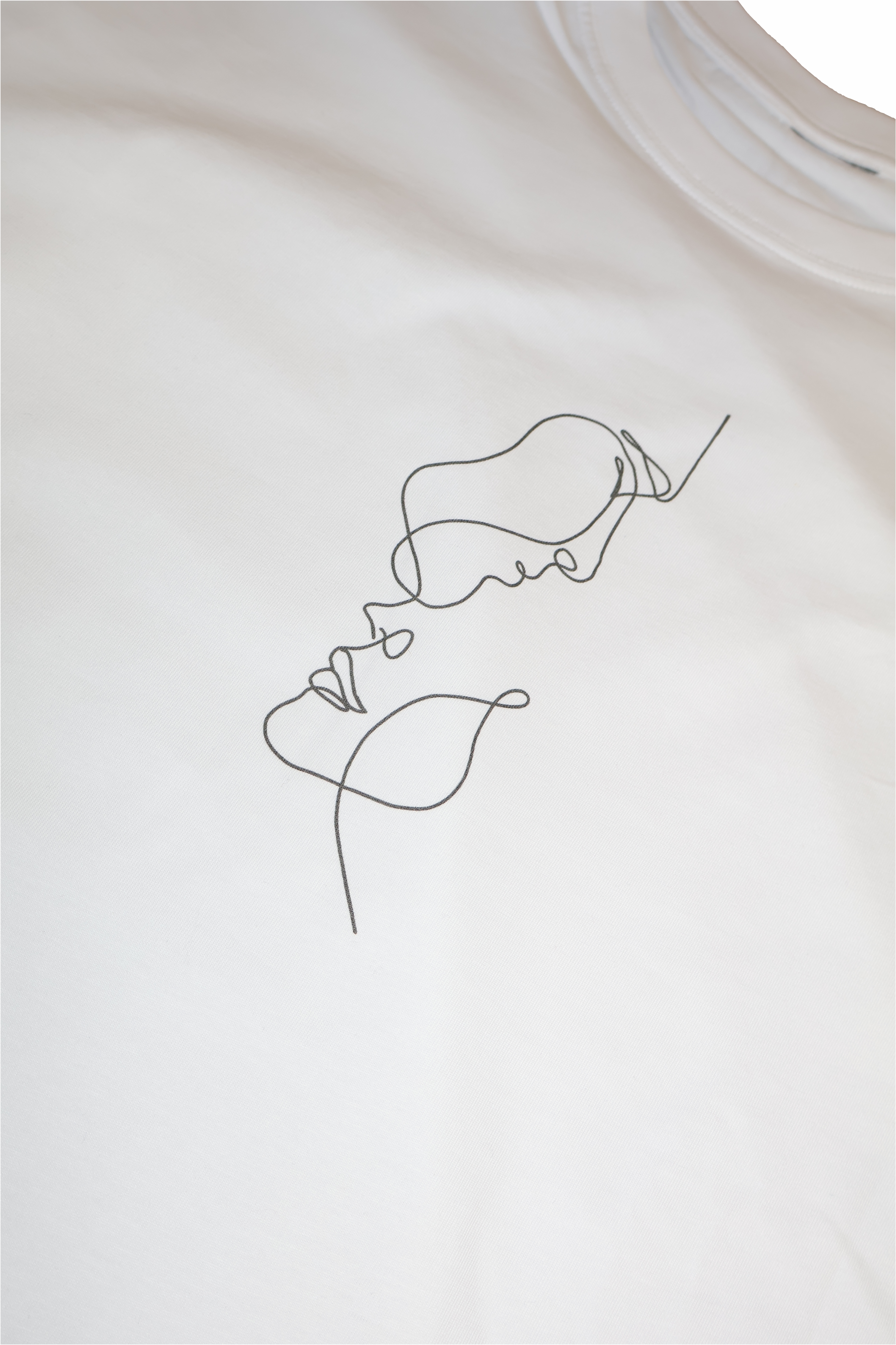 Face To Face t-shirt brysttryk detalje