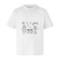 Design Selv T-shirt - Line Art - Tegning